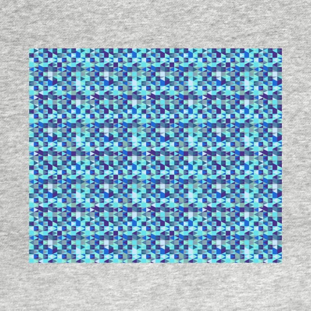 Abstract Blue Diamond Pattern by saradaboru